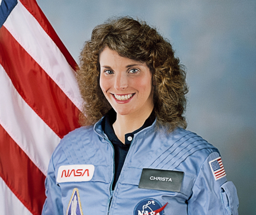 Gardner Museum Challenger Soaring with Christa McAuliffe