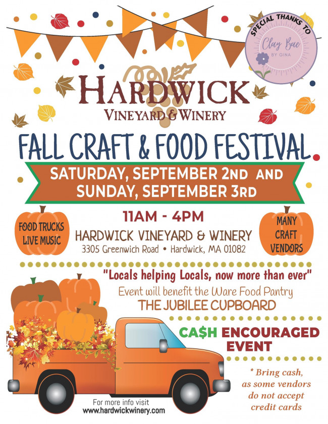 Fall Craft & Food Festival in Hardwick MA