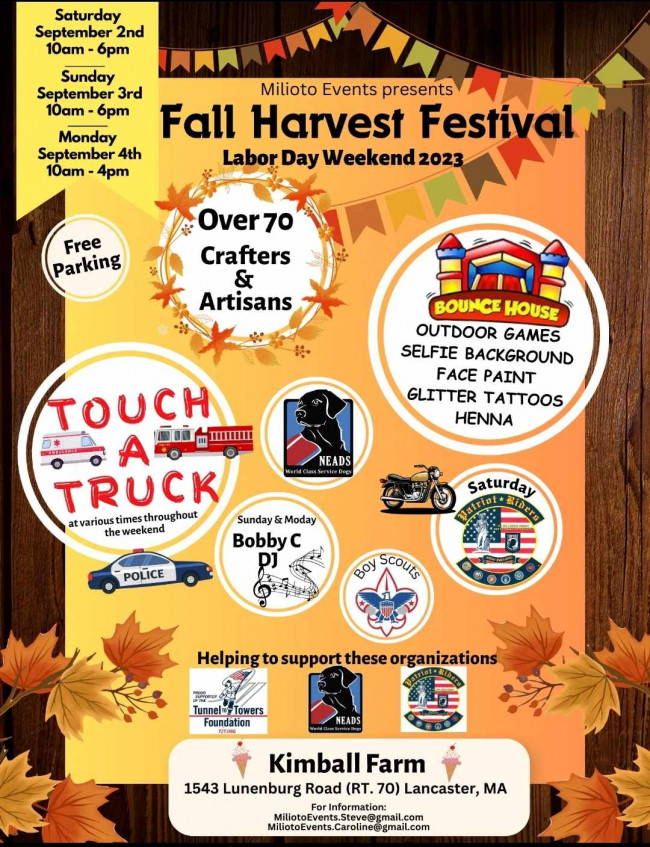 Fall Harvest Festival in Lancaster MA