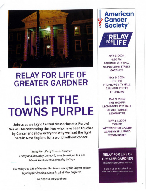 The Relay For Life of Greater Gardner