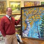 artist scott niemi at boulder art gallery
